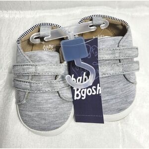 Baby B'Gosh Shoes - Hook/Loop Closure - Heather Gray - Size 6-9 Months